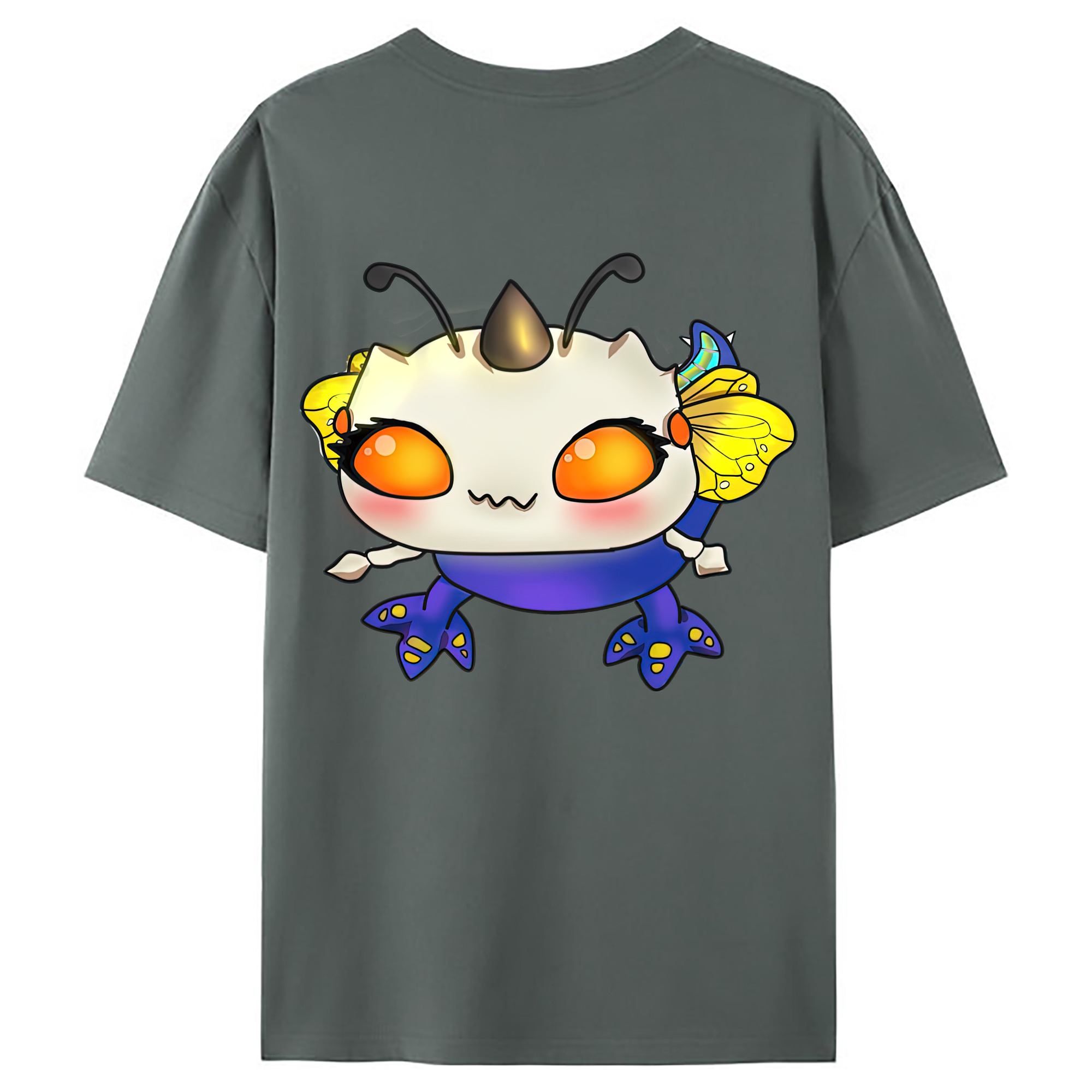 （画像用） リーグ・オブ・レジェンド League of Legends LOL 綿100％ メンズ半袖Tシャツ（バックプリント） 通気性